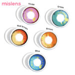 Circle Pattern Cosmetic Color Contact Lenses Non Prescription for Anime Cosplay