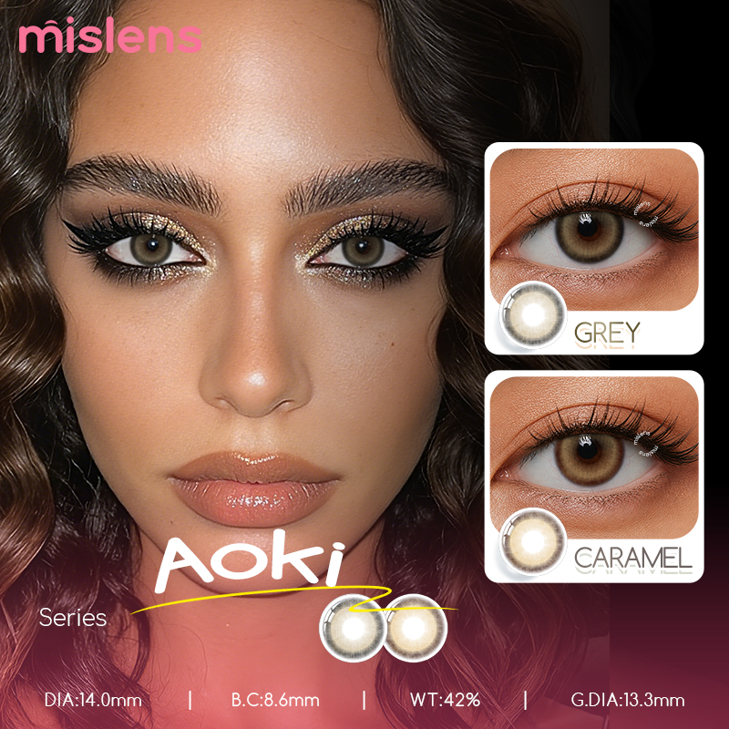 Aoki Series Yearly Premium Colored Contacts Bulk