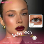 Baby Rich Grey Yearly Natural Colored Contact Lenses