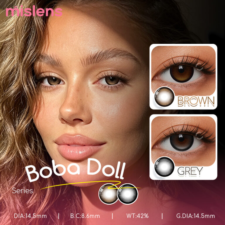 Boba Doll Series Yearly Natural Colored Contact Lenses