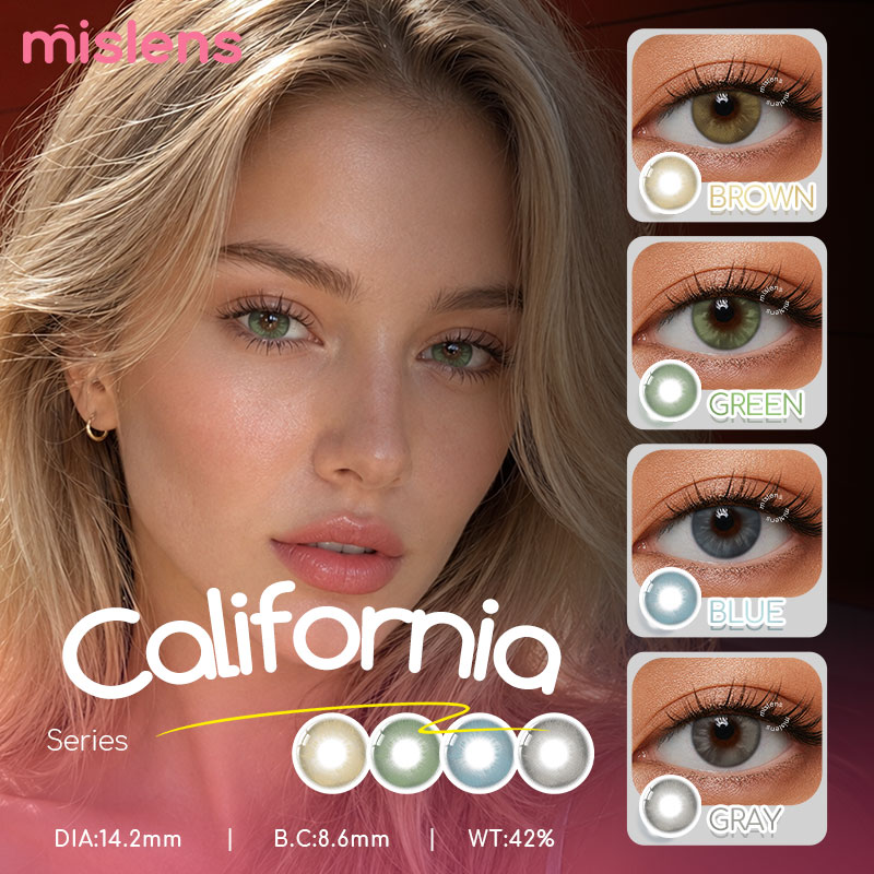 California Series Yearly Natural Colored Contact Lenses