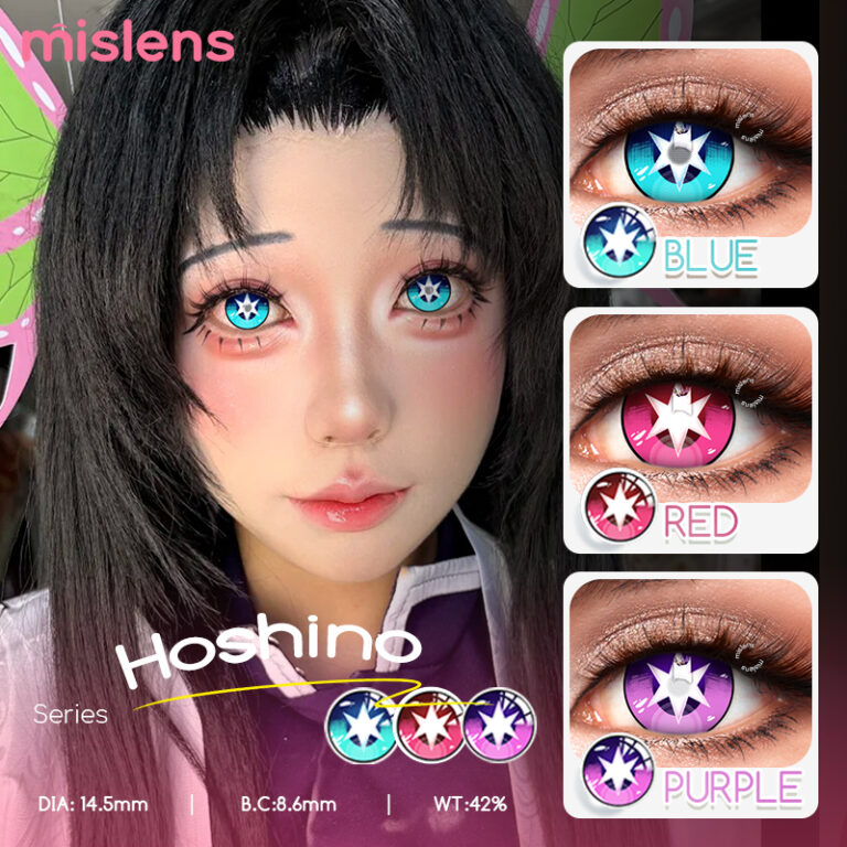 Anime Style Contact Lenses in Multiple Colors for Cosplay