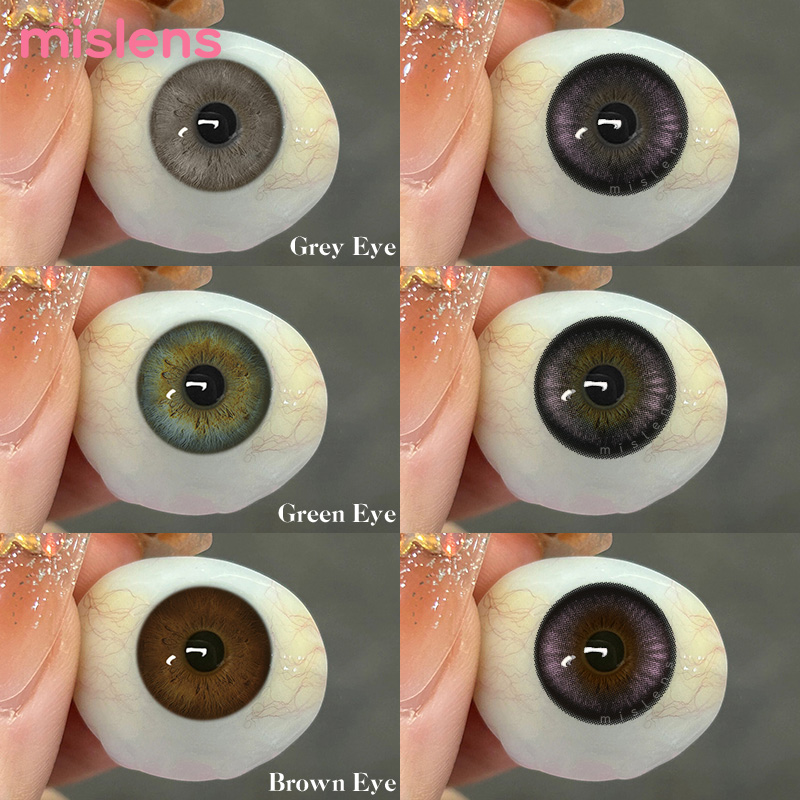Plano Ice Crystal Series Yearly Coloured Lenses Bulk | Mislens