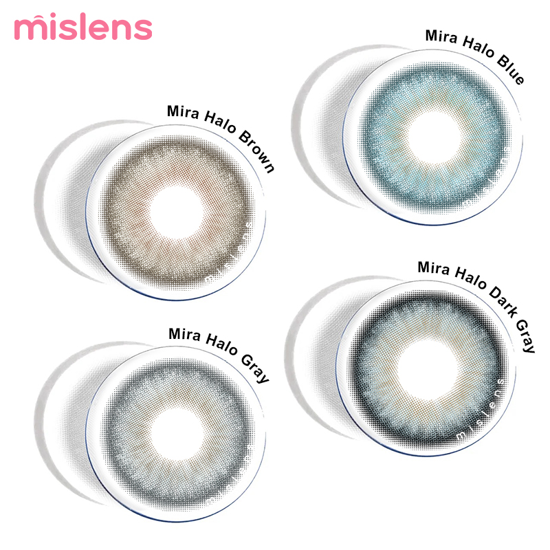 Mira Halo Series Yearly Natural Colored Contact Lenses