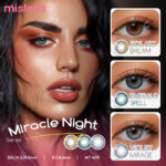 Miracle Night Series Yearly Colored Contacts Asian Style