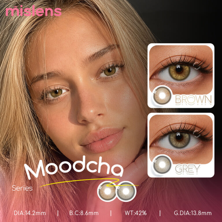 Moodcha Series Yearly Natural Colored Contact Lenses
