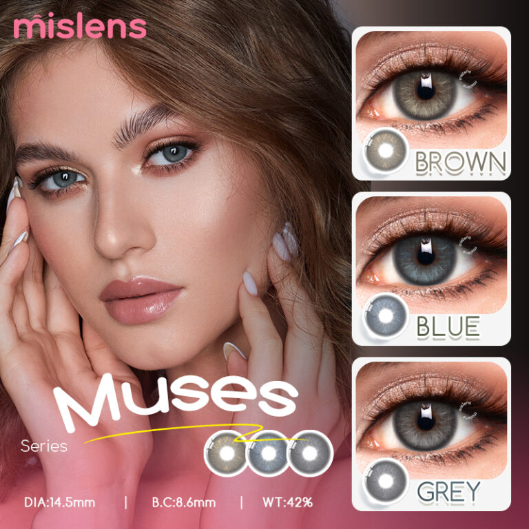 Muses Yearly Colored Contact Lenses for Dark Eyes