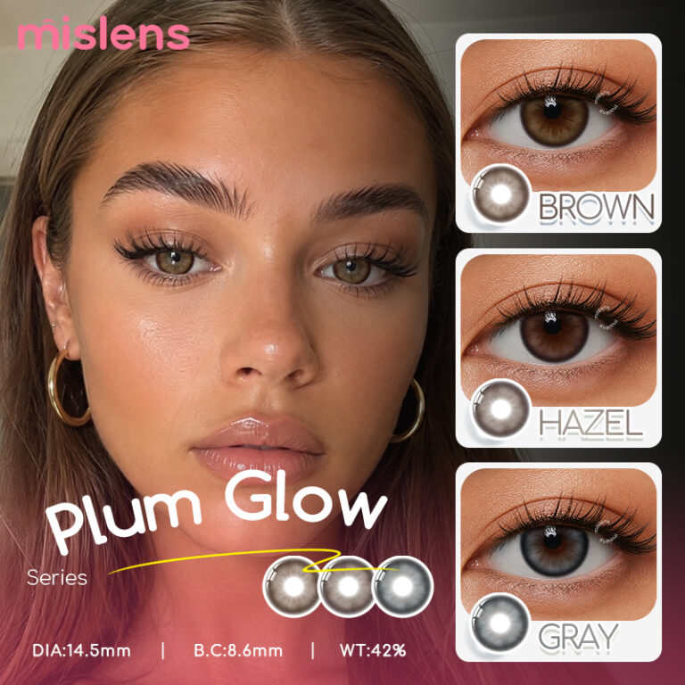 Plum Glow Series Yearly Natural Colored Contact Lenses