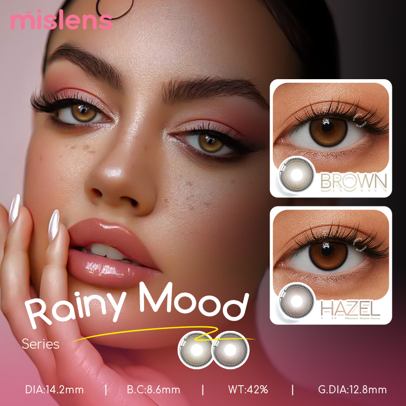 Rainy Mood Series Yearly Natural Colored Contact Lenses