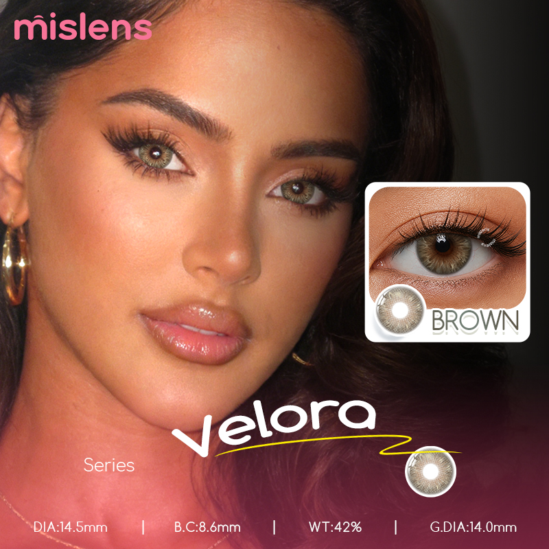 Velora Series Brown Yearly Colored Eye Colour Contacts