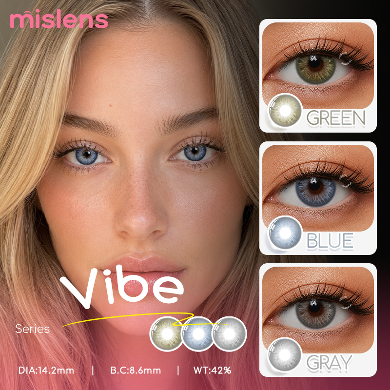 Vibe Series Yearly Natural Colored Contact Lenses