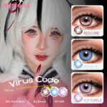 Natural Effect Cosmetic Color Contact Lenses for Cosplay & Halloween