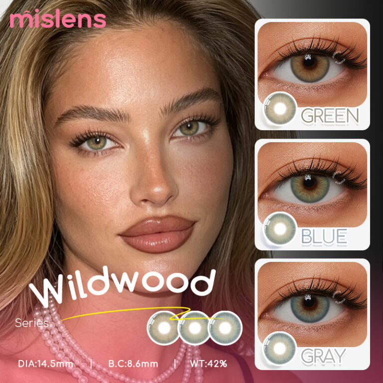 Widwood Yearly Natural Colored Contact Lenses